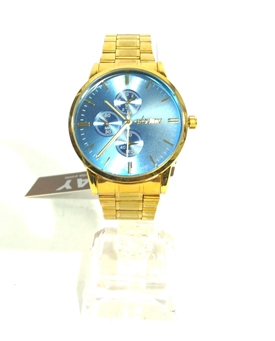 Reloj metalizado esfera azul - Imagen 1