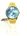 Reloj metalizado esfera azul - Imagen 1
