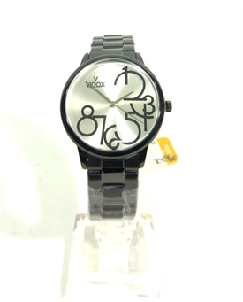Reloj metalizado negro - Imagen 1
