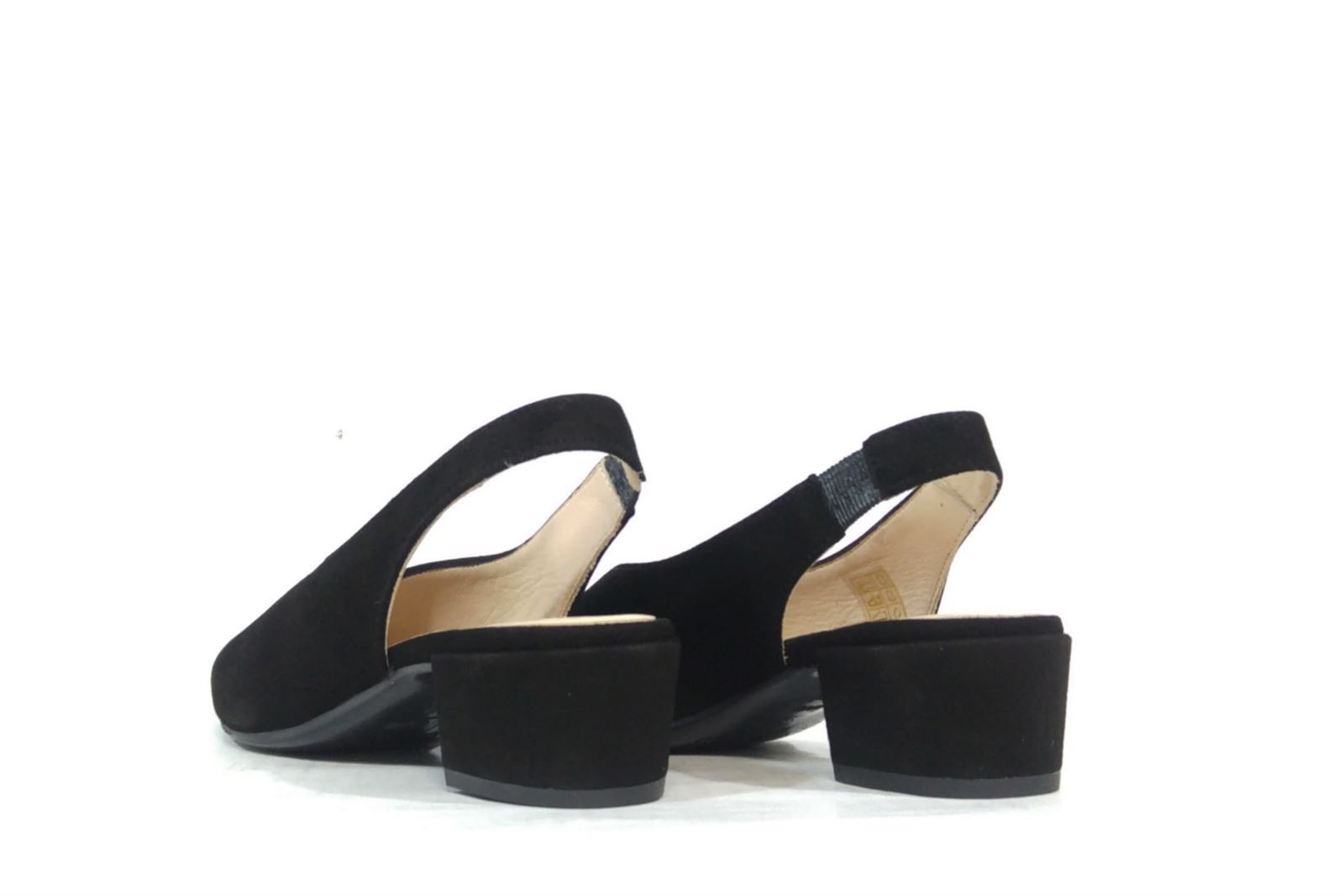 Salonissimos_ Zapato ante negro mujer - Imagen 4