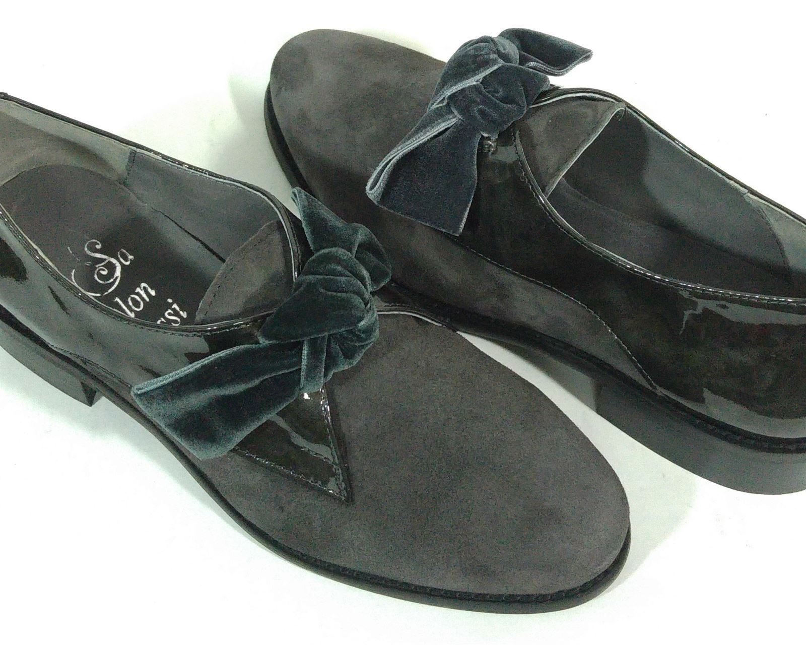 Salonissimos_ Zapato lazo gris - Imagen 3