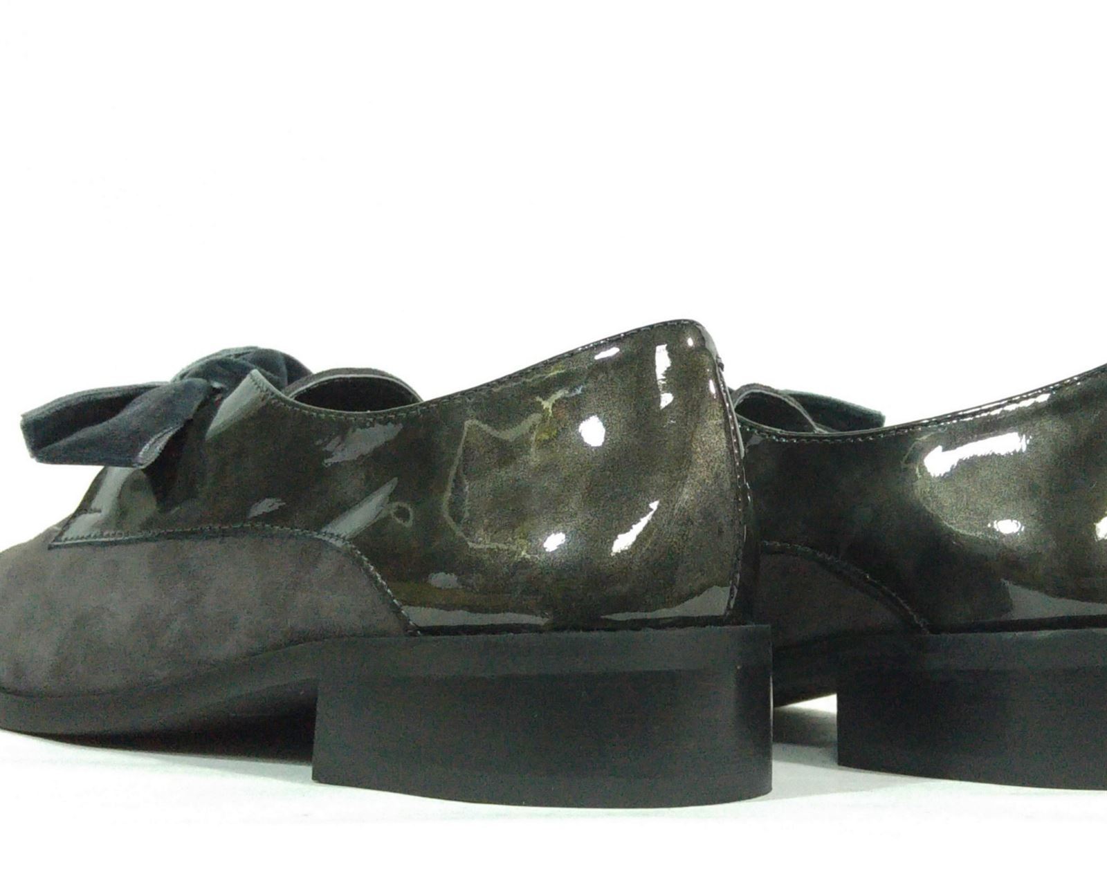 Salonissimos_ Zapato lazo gris - Imagen 4