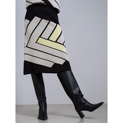 SCORZZO_ Falda punto Intarsia - Imagen 2