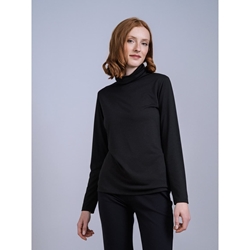 SCORZZO_Jersey básico largo cuello cisne - Imagen 2