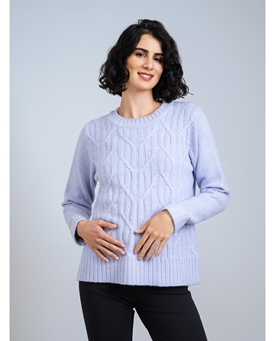 Scorzzo_ Jersey cuello perkins baguilla azul - Imagen 1