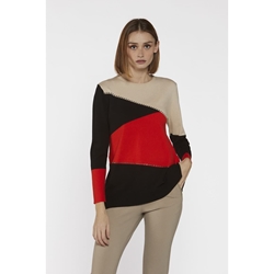Scorzzo_ Jersey largo con tachuelas - Imagen 1