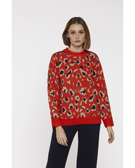 Scorzzo_ Jersey naranja manchas - Imagen 1