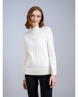 SCORZZO_ Jersey punto cuello cisne - Imagen 1