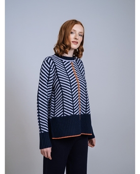 Scorzzo_ Jersey punto marino cuello redondo - Imagen 1