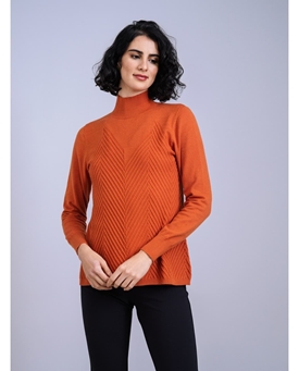 SCORZZO_ Jersey punto teja cuello cisne - Imagen 1