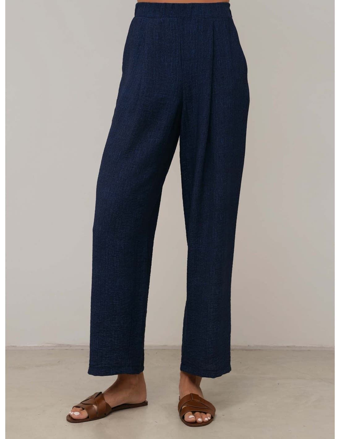 Scorzzo_ Pantalón ancho denim - Imagen 1