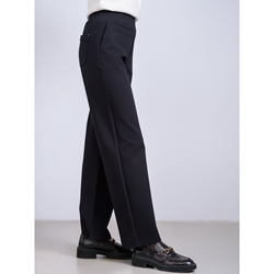 Scorzzo_ Pantalón recto negro/piedra - Imagen 2