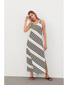 Scorzzo_ Vestido algodón largo - Imagen 2