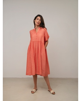 SCORZZO_ Vestido coral - Imagen 1