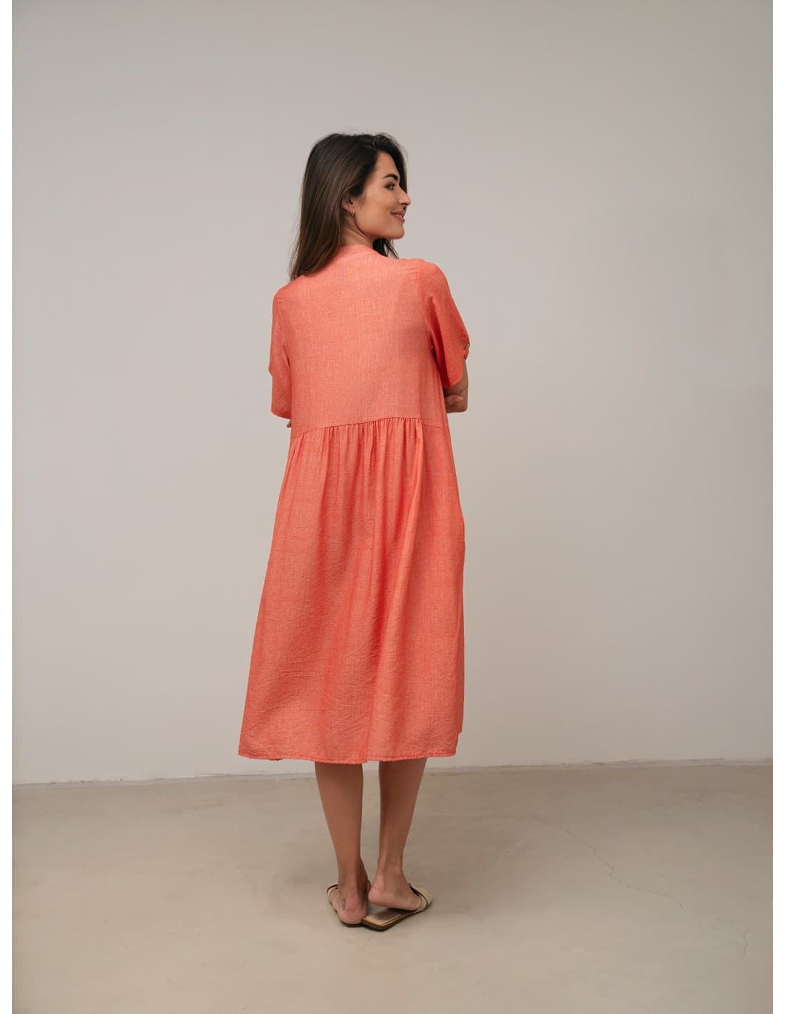 SCORZZO_ Vestido coral - Imagen 2