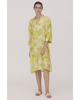 Scorzzo_ Vestido estampado floral - Imagen 1