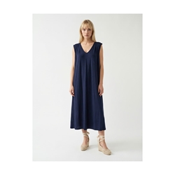 Scorzzo_ Vestido midi marino - Imagen 1