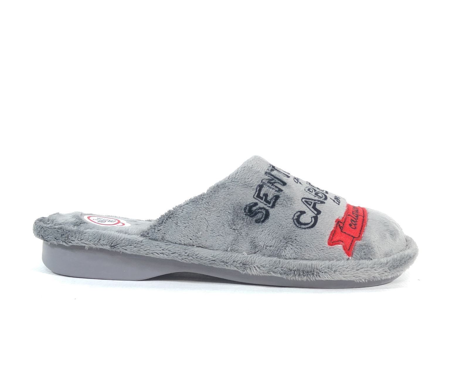 Se me rien lo pies_ Zapatilla abierta en gris para chico - Imagen 1