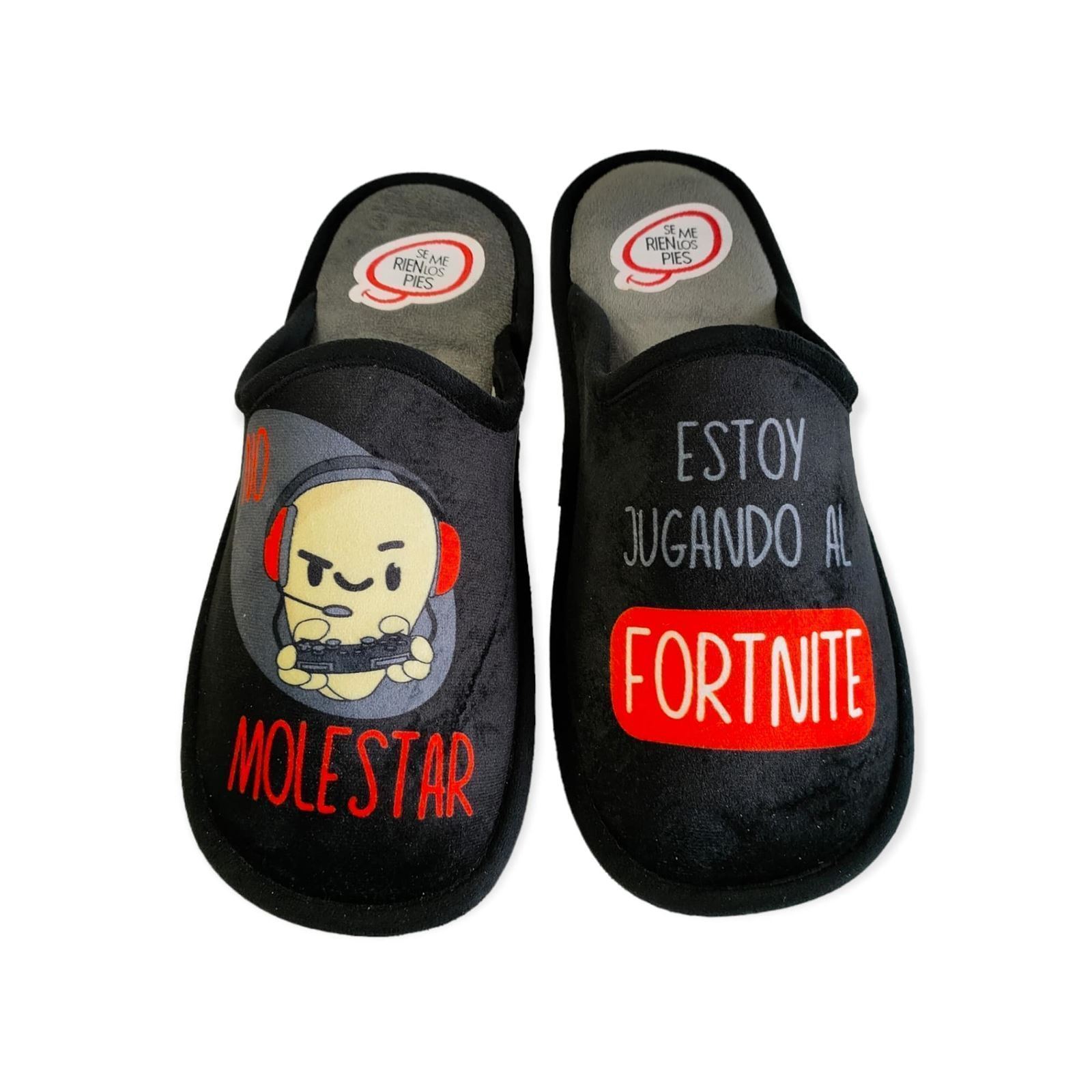 Se me rien los pies_ Zapatilla de casa abierta fortnite - Imagen 2