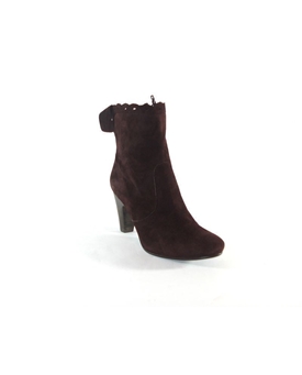 Si by sinela- Botin tacón ante marron - Imagen 1