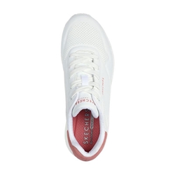 SKECHERS_ Deportivo blanco detalle rosa - Imagen 2