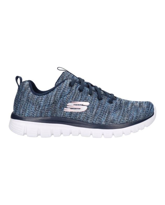 Skechers_ Deportivo cordones azul - Imagen 1