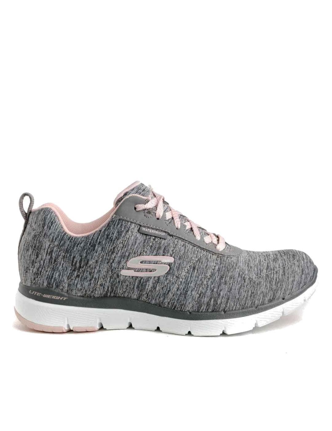 Skechers_ Deportivo Flex Appeal gris - Imagen 1