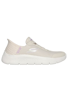 Skechers_ Deportivo slip-ins  go walk flex- grand entry beige - Imagen 1