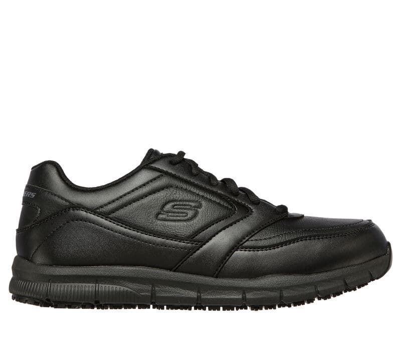 Skechers_ Deportivo work relaxed fit negro - Imagen 1