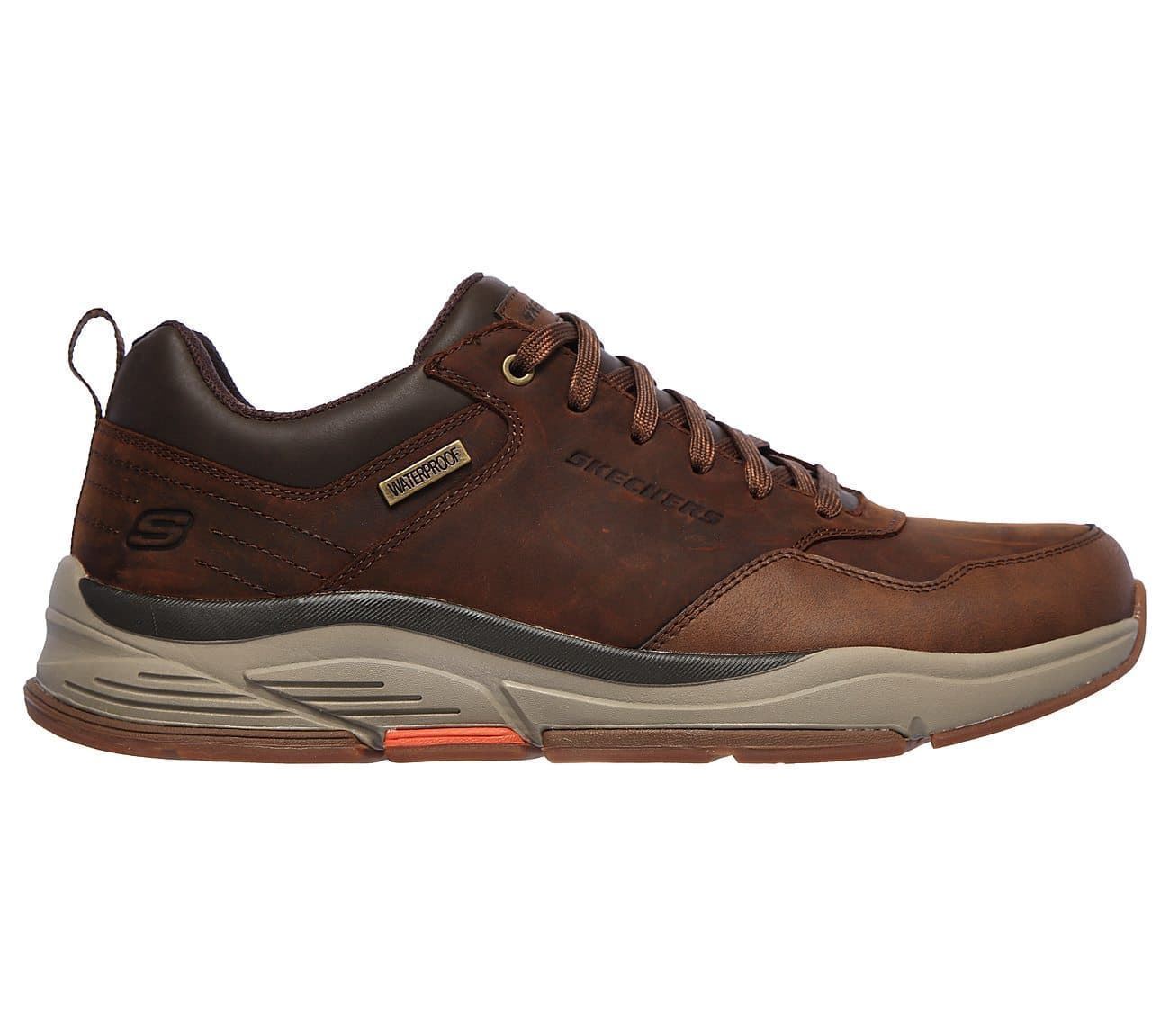 Skechers_ Zapato waterproof marrón hombre - Imagen 1