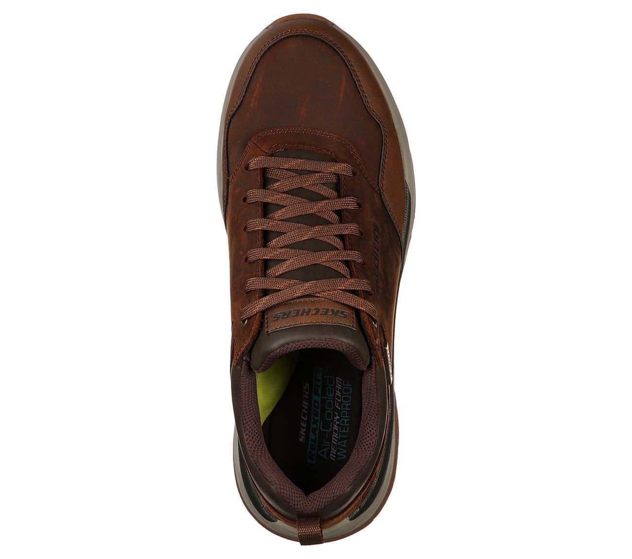 Skechers_ Zapato waterproof marrón hombre - Imagen 5