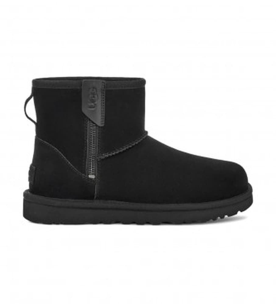 UGG_ Bota W Classic Mini Bailey Zip negra - Imagen 1