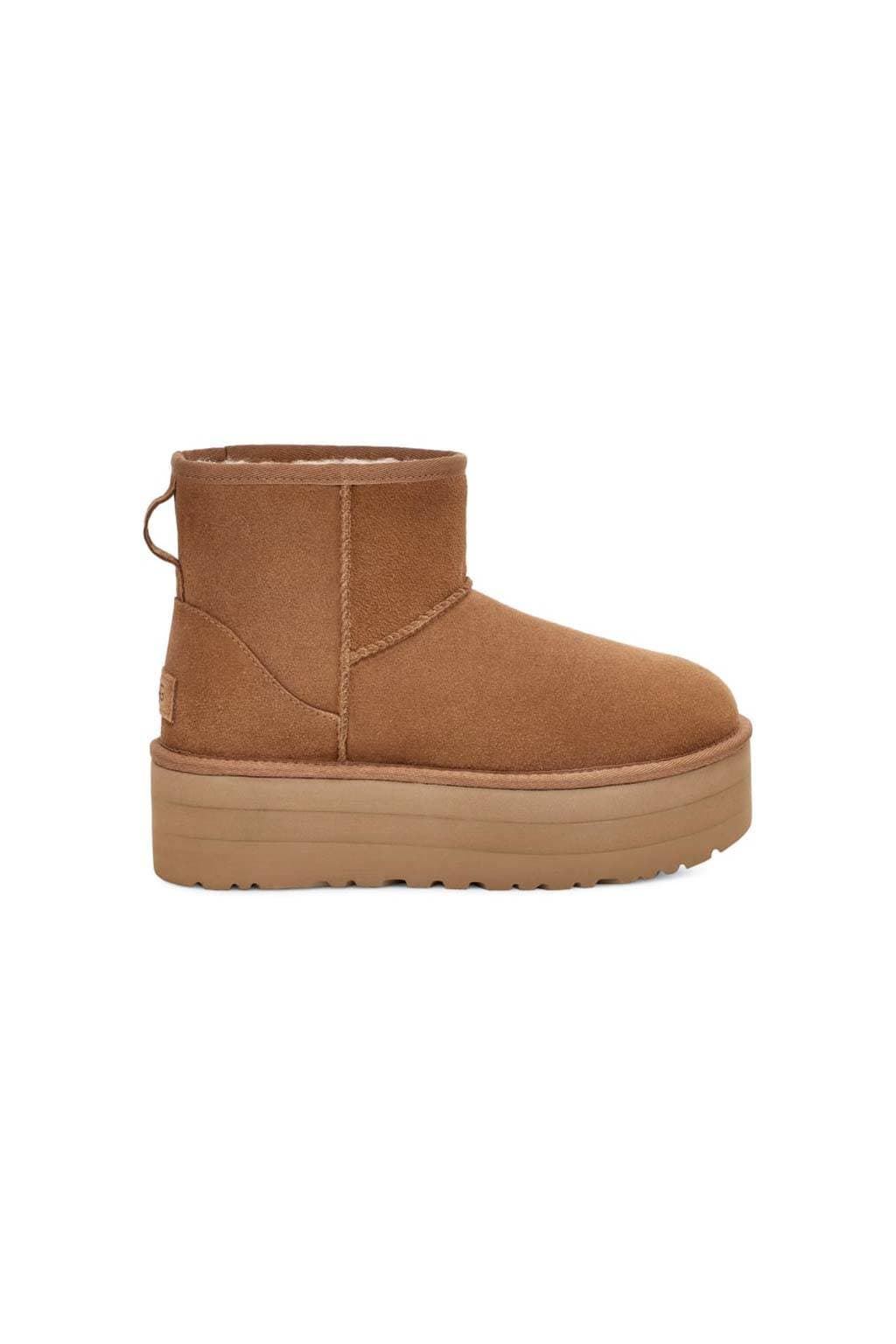 UGG_ Bota W Classic mini Plataform chestnut - Imagen 1