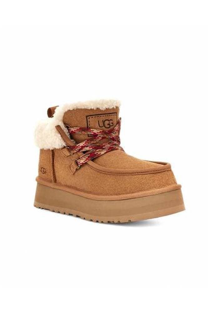 UGG_ Bota W Funkarra Cabin Cuff chestnut - Imagen 2