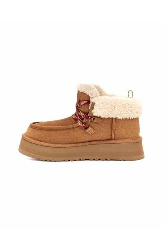 UGG_ Bota W Funkarra Cabin Cuff chestnut - Imagen 3