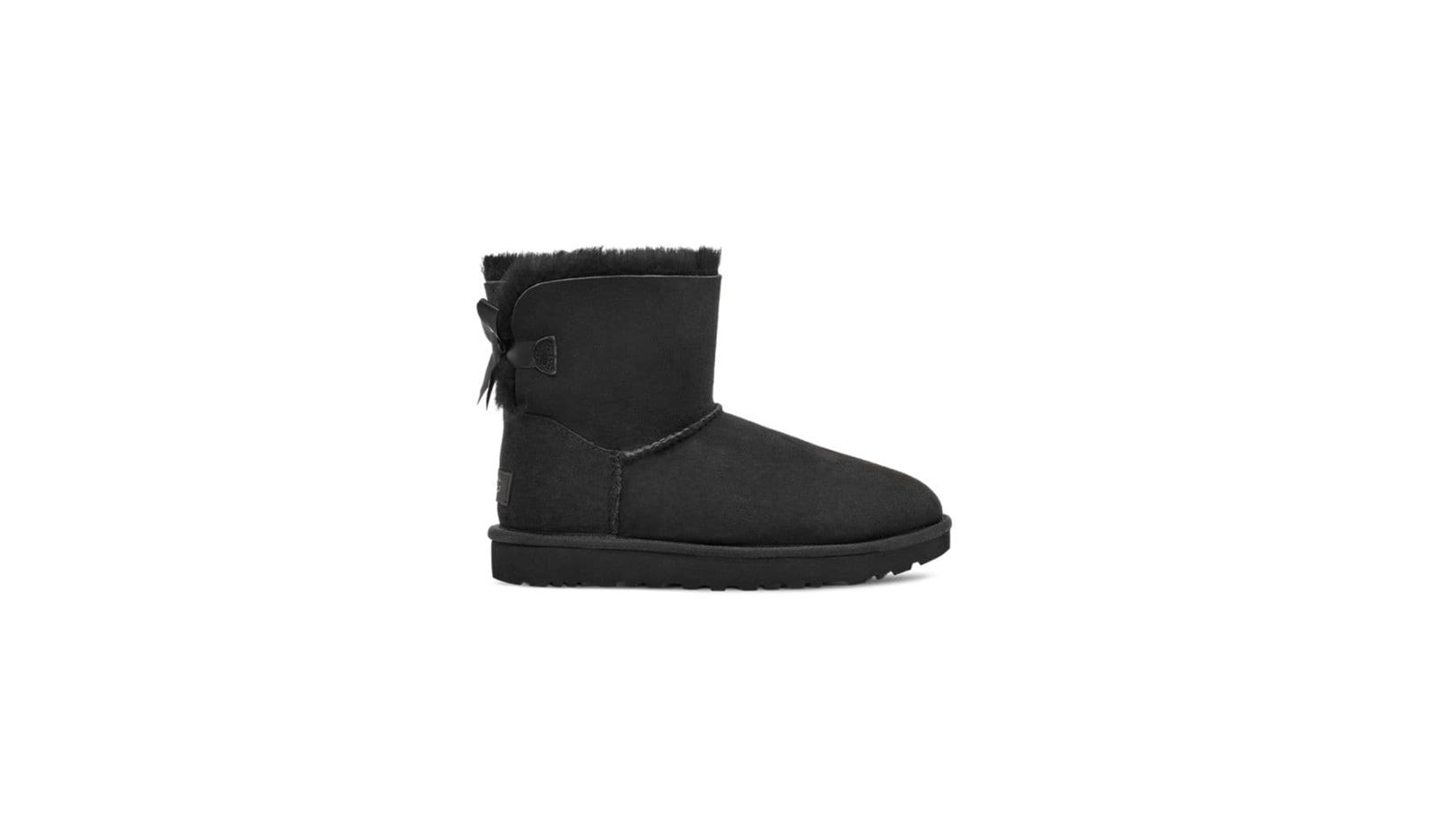 UGG_ Bota W Mini Bailey Bow II Black - Imagen 1