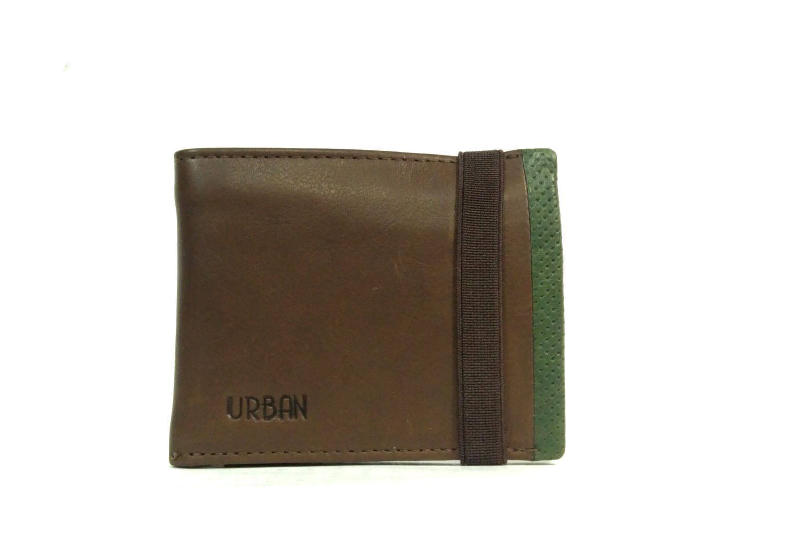 URBAN_ Cartera Aranis negro/marrón hombre - Imagen 1