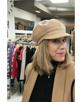 Visera en negro y camel - Imagen 1