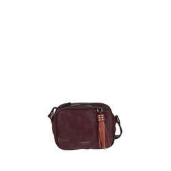 Volum Bags_ Bolso bandolera negro/burdeos - Imagen 2