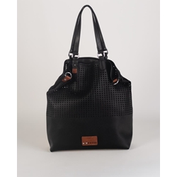 Volum Bags_ Bolso urban colmena tote en negro - Imagen 1
