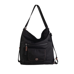Volum_ Bolso/mochila nylon negro - Imagen 1