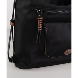 Volum_ Bolso/mochila nylon negro - Imagen 2