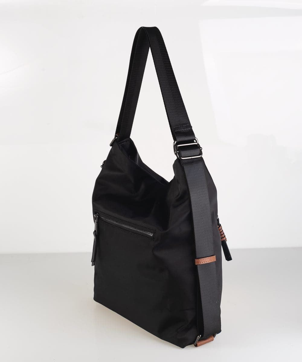 Volum_ Bolso/mochila nylon negro - Imagen 3