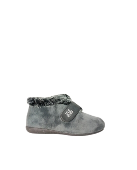Vul.ladi_ Zapatilla con velcro gris - Imagen 1