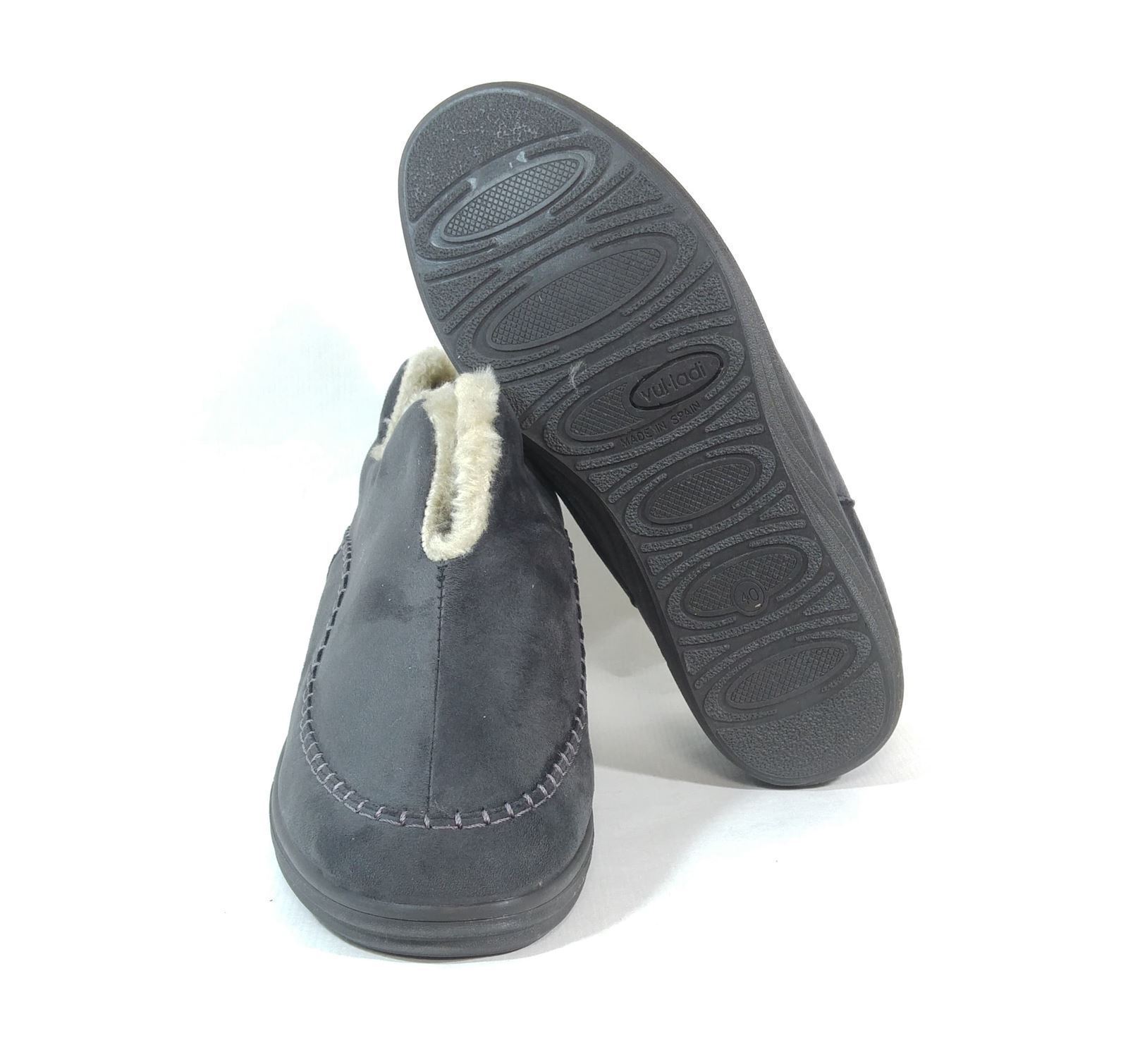 Vulladi_ Zapatilla subida gris para hombre - Imagen 4