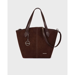 Wonders_ Bolso dune shopper serraje marrón - Imagen 1