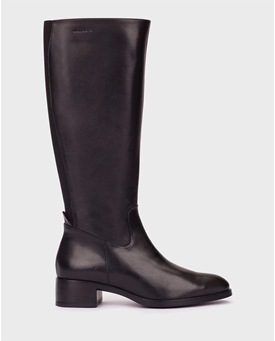 Wonders_ Botas bonjour piel negra - Imagen 1