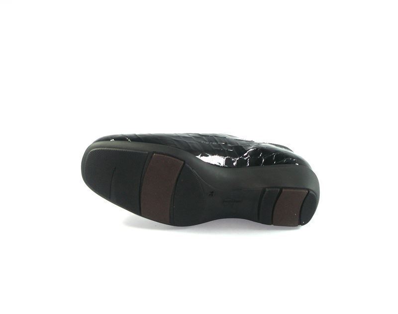 Zapato cuña negro en charol, Comfort Class - Imagen 5