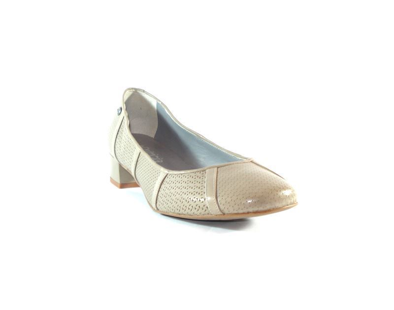Zapato tacón bajo gris, Patricia - Imagen 1
